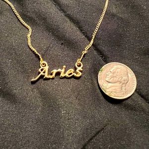 24” gold-colored Aries necklace